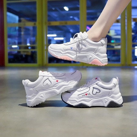 Women Spring New Reflective Sports Shoes Female Students Casual Shoes