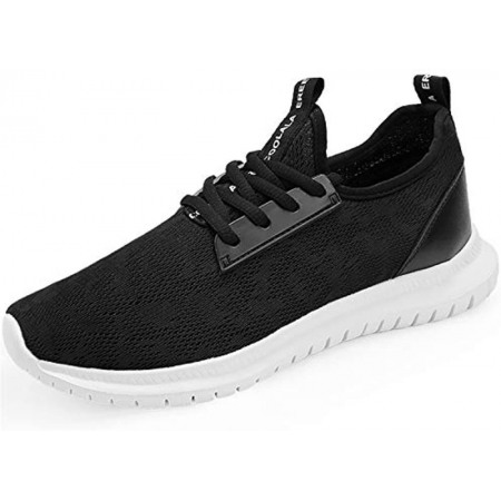 Damyuan Mens Lightweight Athletic Running Walking Gym Shoes Casual Sports Shoes Fashion Sneakers Walking Shoes Black White-8