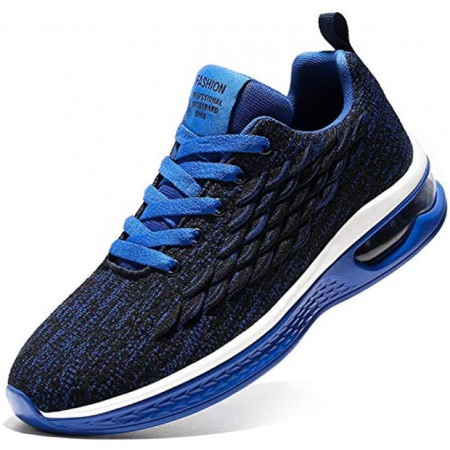 Running Shoes Men's Athletic Gym Tennis Shoes Sneakers Lightweight Walking Shoes Blue