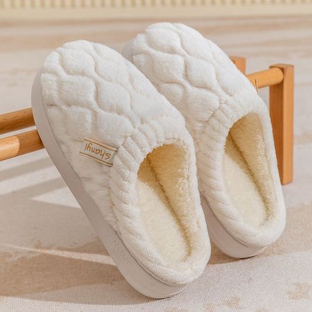 Women's Home Warm Anti-slip Cotton Mops Indoor Slippers